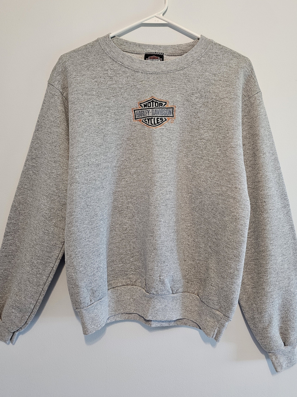 Harley-Davidson Men's Gray Crewneck Sweatshirt
